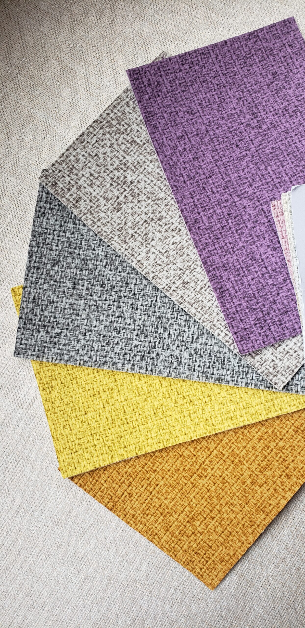 Bali (Violeta, Café. Gris Claro, Amarillo, Mostaza)