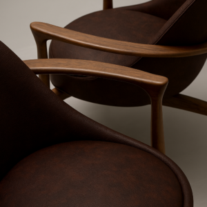 Piel de café_Silla Piel de café_Silla