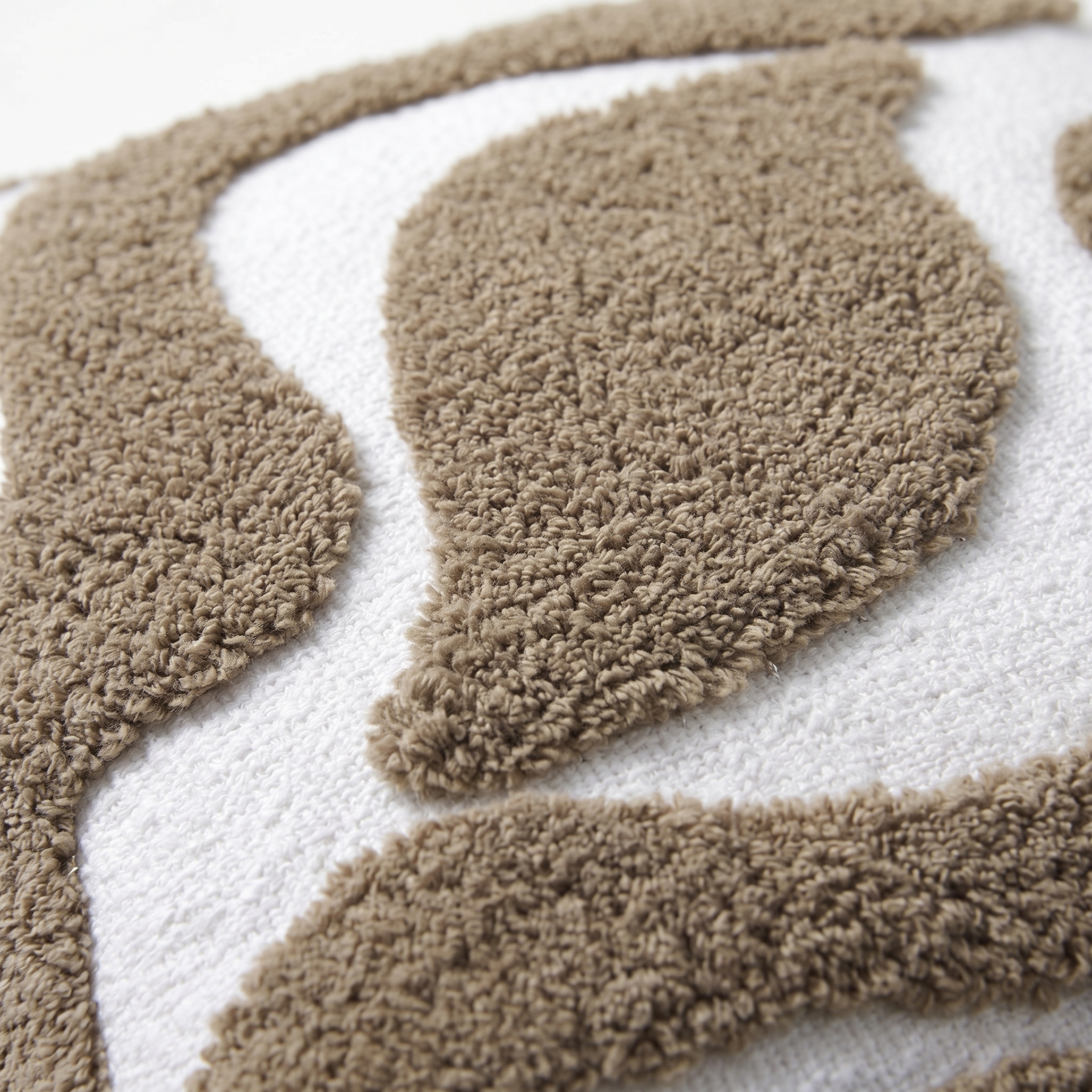 RUSTIC 152 BOUCLÉ 45X45 Beige Close Up