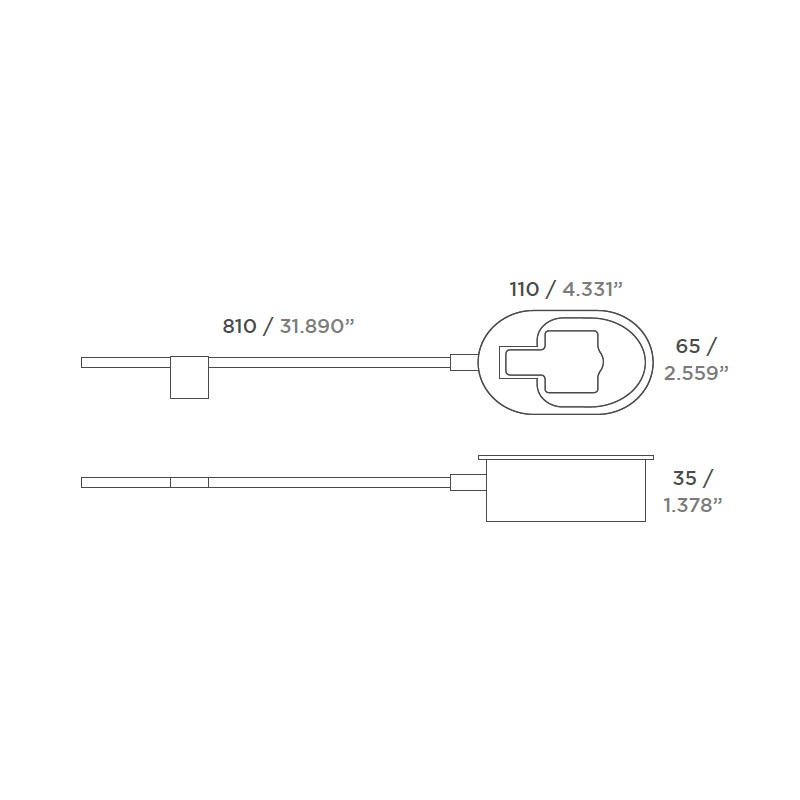 Cable Activador con Cazoleta Relax Alfa PLANO