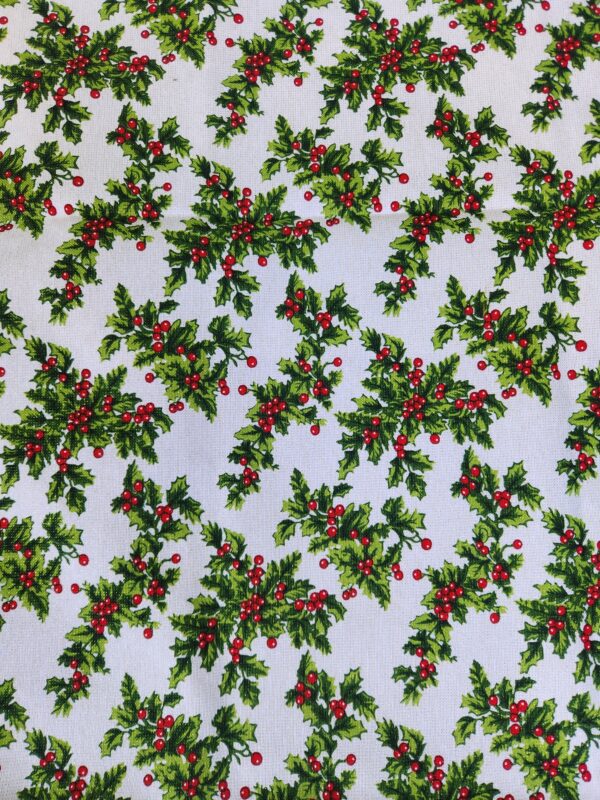 Loneta Estampada Lurex Rotativa Chrismas1
