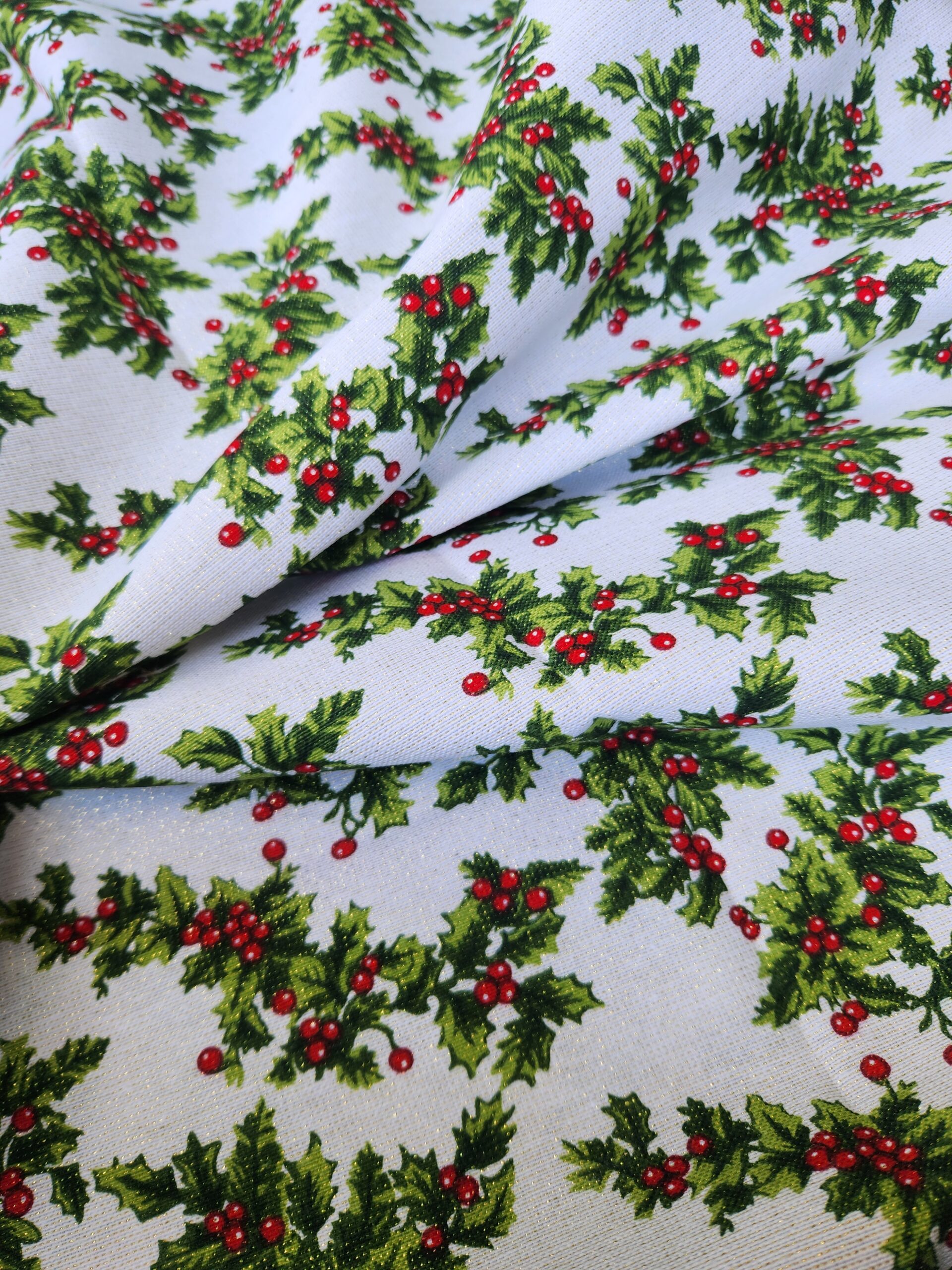 Loneta Estampada Lurex Rotativa Chrismas3