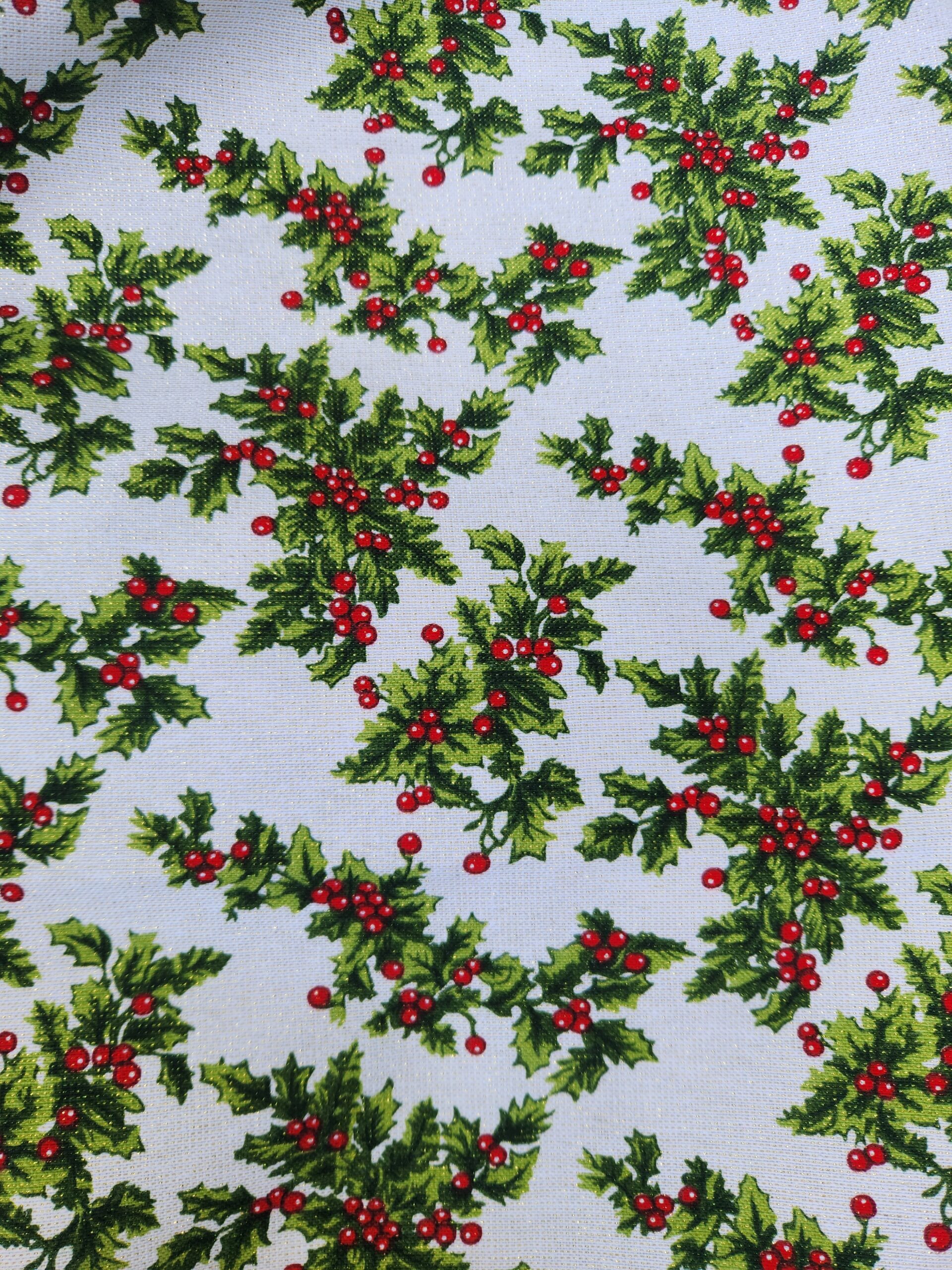 Loneta Estampada Lurex Rotativa Chrismas4