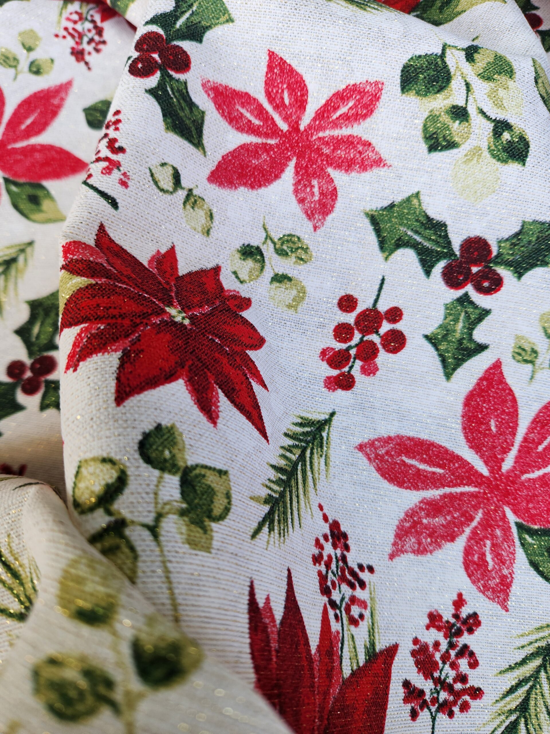 Loneta Estampada Navidad X-42276 Beige 2