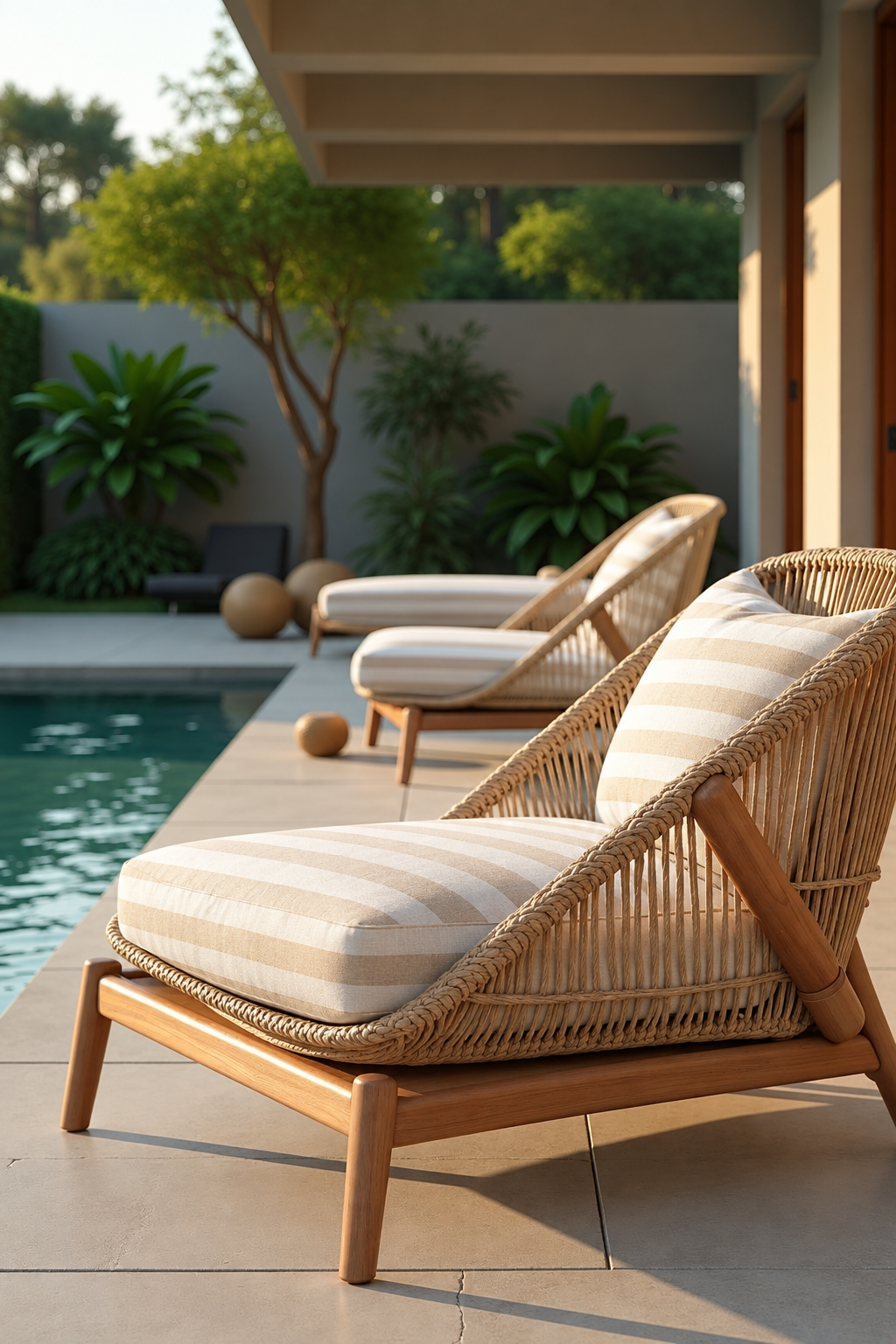 Silla Rayas Camel